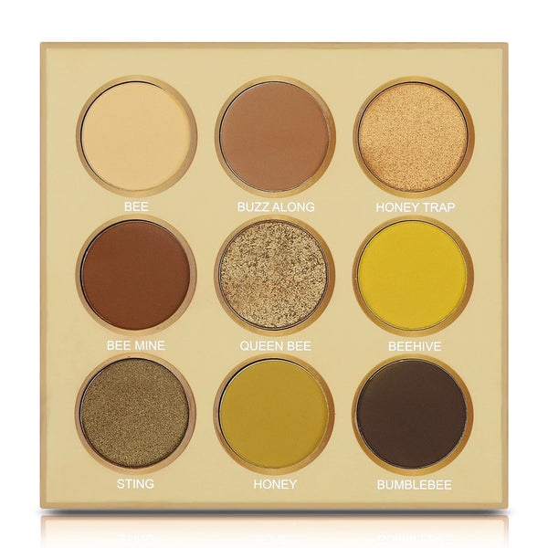 LUR - QB9C Queen Bee 9 Color Eyeshadow Palette : 6 PC - CosmeticholicLurellaLURQB9CEyesLUR - QB9C Queen Bee 9 Color Eyeshadow Palette : 6 PC