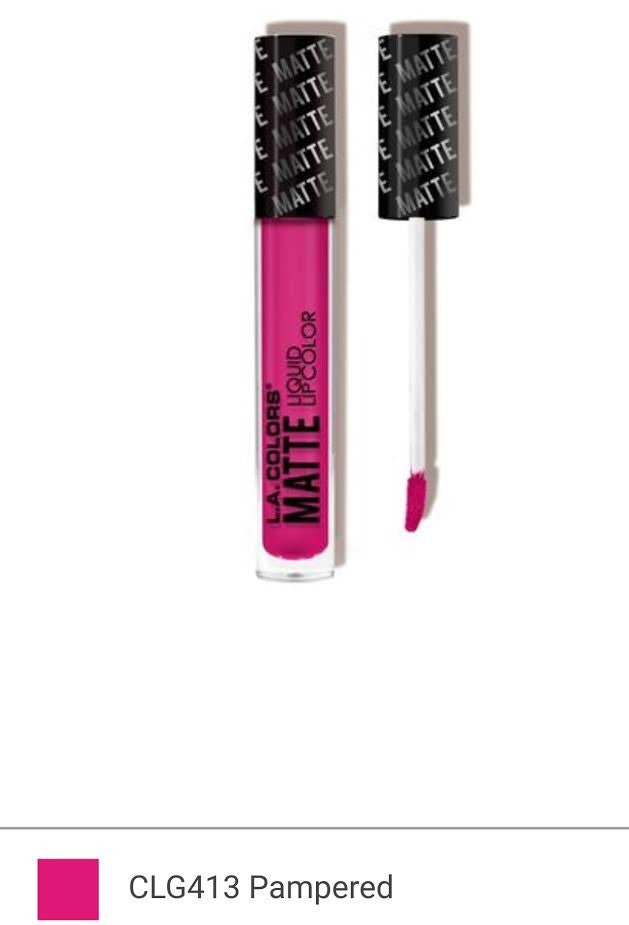 MATTE LIQUID LIP COLOR 18 SHADES - 3PC - CosmeticholicL.A. COLORSLC-CLG-13LipsCLG413 PamperedLA Colors Matte Liquid Lip Color CLG413 Pampered Wholesale - Cosmeticholic