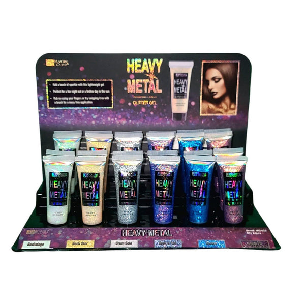 MG - MG693 Heavy Metal Glitter Gel : 2 DZ - CosmeticholicMalibu GlitzMG693FaceMG - MG693 Heavy Metal Glitter Gel : 2 DZ