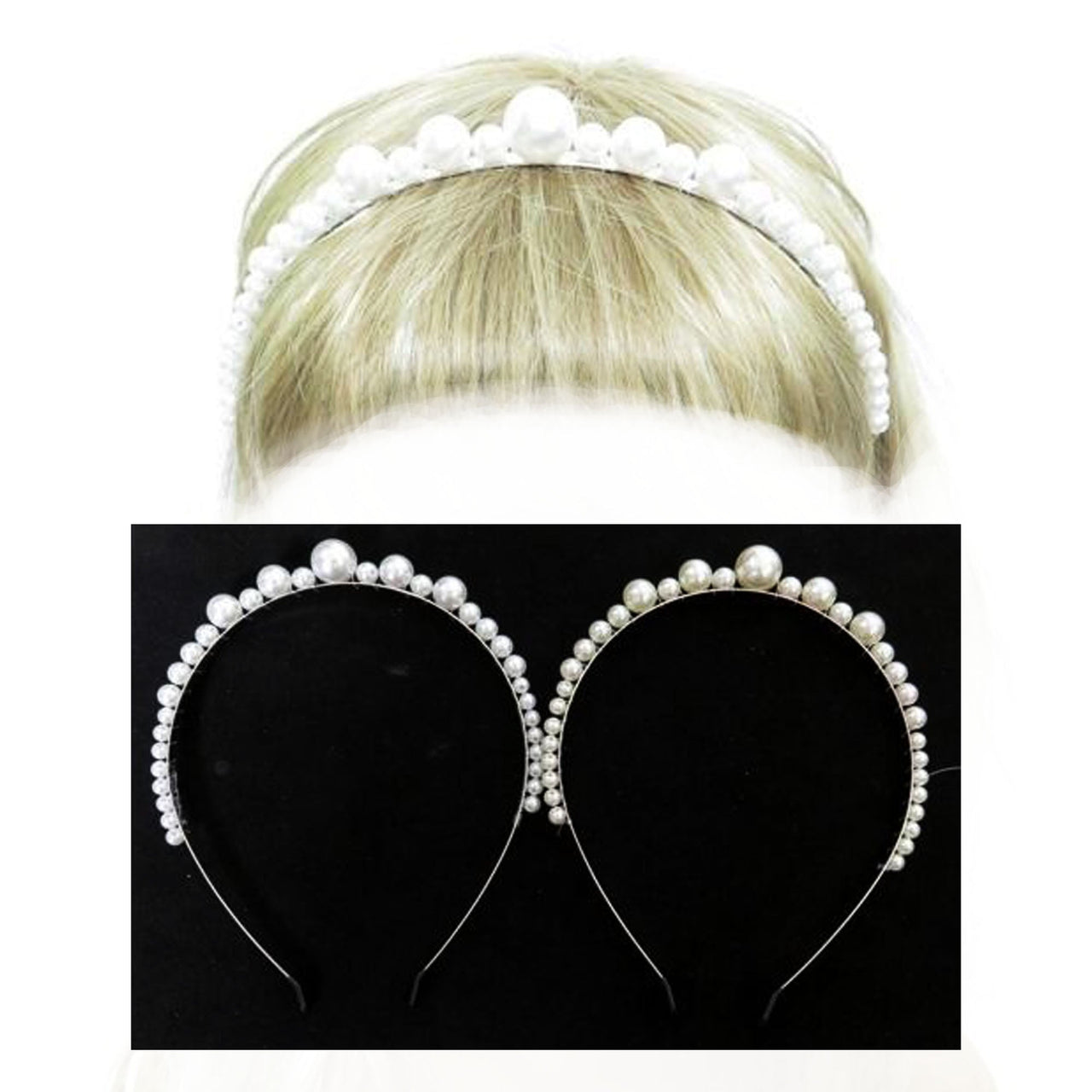 MK - HB911 Headband with Pearls : 1 DZ - CosmeticholicCosmeticholicfashion accessoriesMK - HB911 Headband with Pearls : 1 DZ