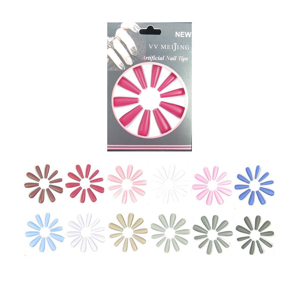 MK - NA106 Pre Glued False Nail - CosmeticholicCosmeticholicNailsMK - NA106 Pre Glued False Nail