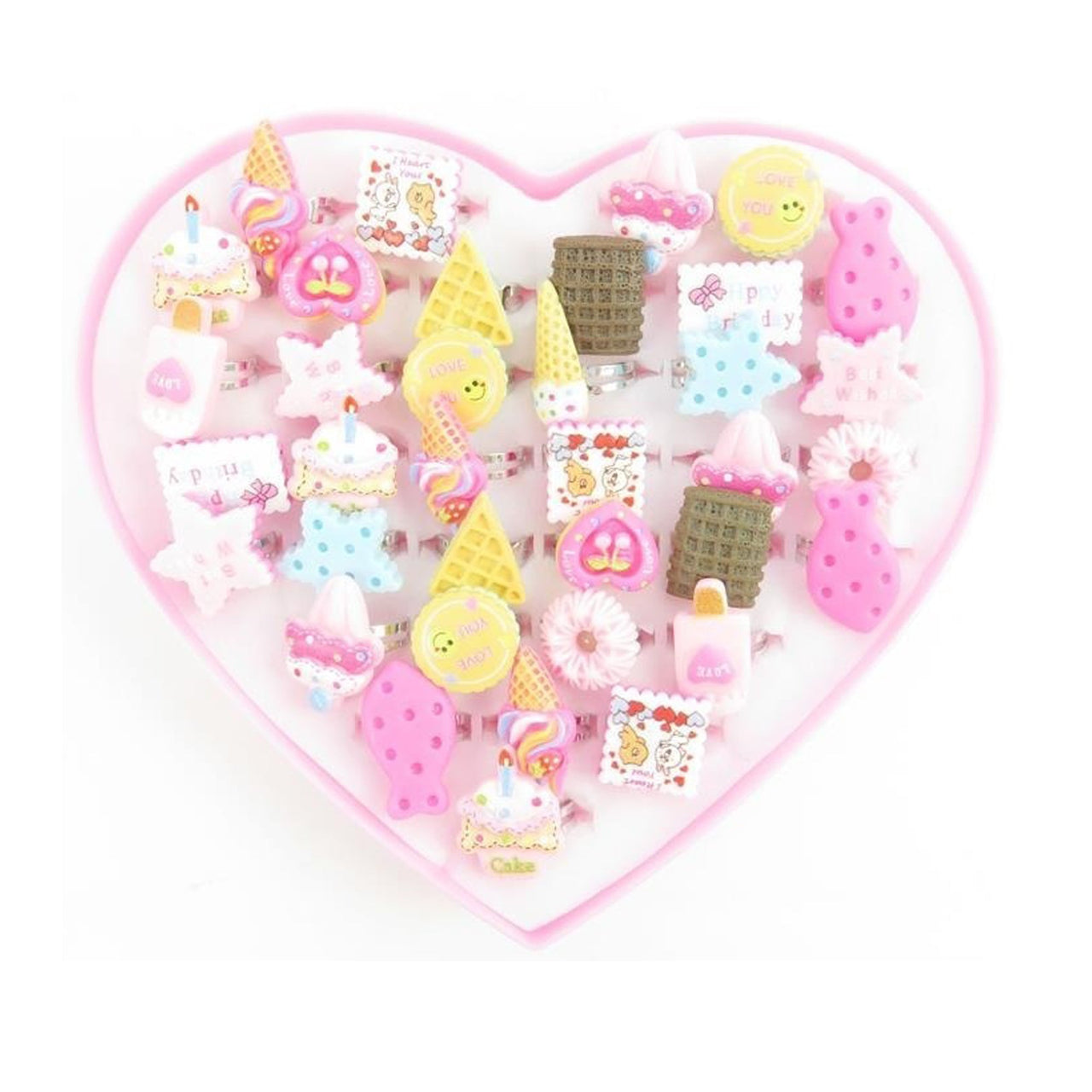 MK - R616 Kid's Ring : 36 PC - CosmeticholicCosmeticholicJewelryMK - R616 Kid's Ring : 36 PC