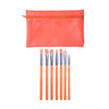 PX - K813 Sun Kissed 7PC Makeup Brush Set - Orange 3 PC - CosmeticholicProluxPXK813OTools & BrushesProlux Sun Kissed 7PC Makeup Brush Set Orange Cosmetic Wholesale - Cosmeticholic
