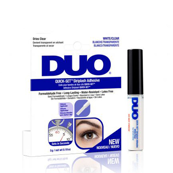 DUO-67583 : Quick-Set Striplash Adhesive White/Clear 6 PC