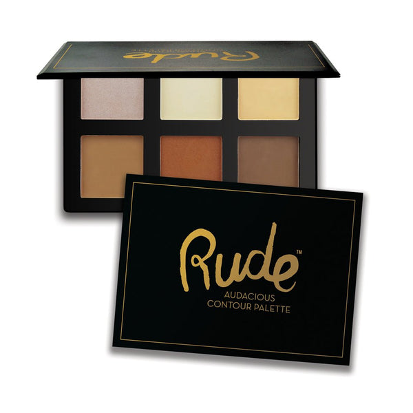 RU - 65547 : Audacious Contour Palette 6 PC - CosmeticholicRude65547FaceRude Cosmetics Audacious Contour Palette Wholesale - Cosmeticholic