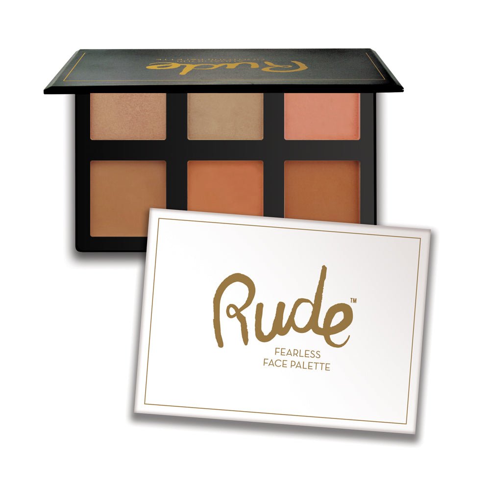 RU - 65549 : Fearless Face Palette 6 PC - CosmeticholicRudeFaceRU - 65549 : Fearless Face Palette 6 PC