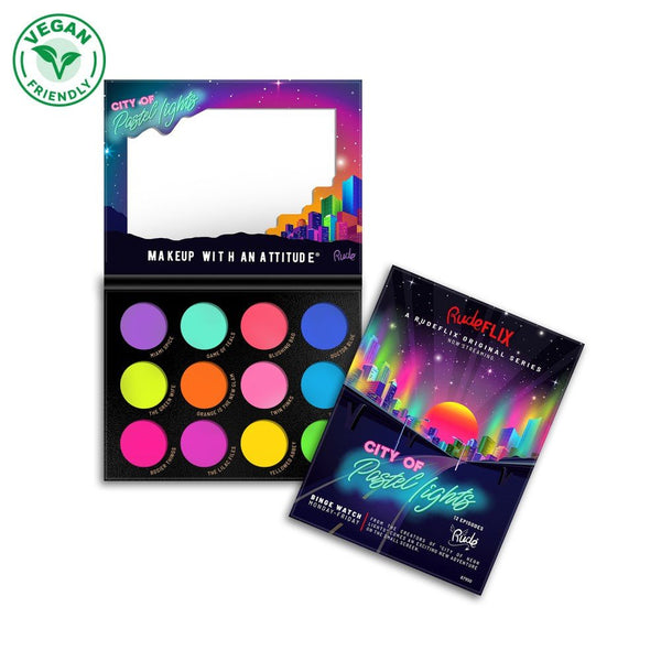 RU - 87950 : City of Pasetl Lights - 12 Pastel Pigment & Eyeshadow Palette 4 PC - CosmeticholicRudeRU87950EyesRU - 87950 : City of Pasetl Lights - 12 Pastel Pigment & Eyeshadow Palette 4 PC