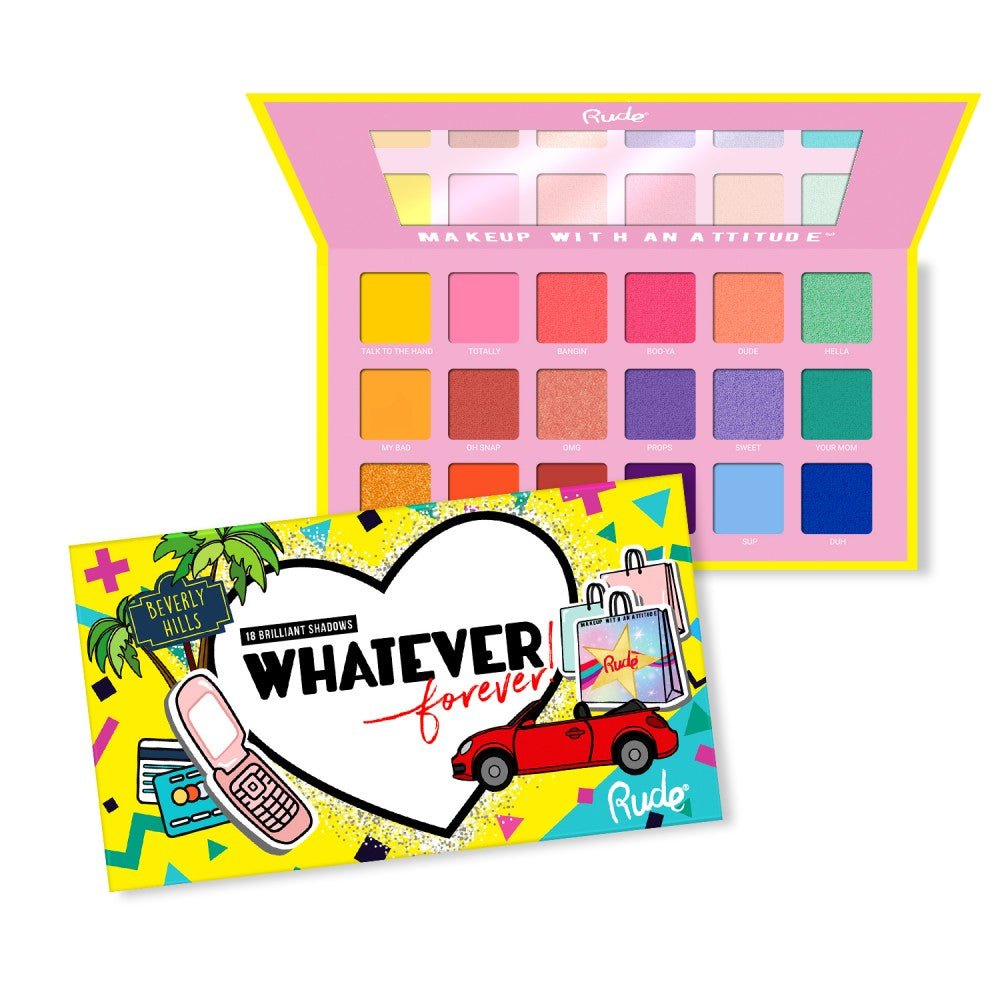 RU - 88002 : Whatever Forever 18 Eyeshadow Palette 6 PC - CosmeticholicRude88002EyesRude Cosmetics 88002 Whatever Forever : 88002 : 18 Eyeshadow Palette Wholesale - Cosmeticholic