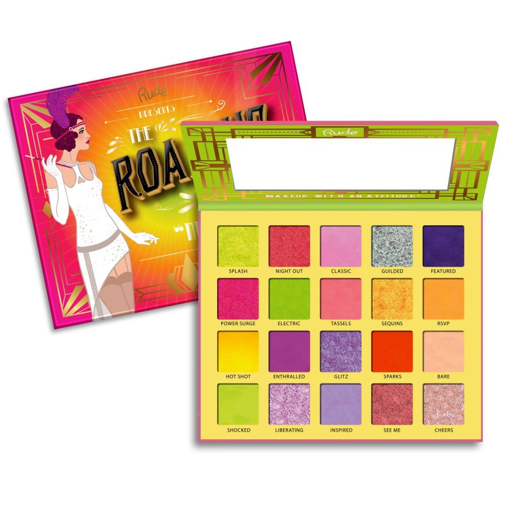 RU - 88066 : THe Roaring 20's - Neons 6 PC - CosmeticholicRudeRU88066Eyes88066 Rude The Roaring 20's Eyeshadow Palette Neon Wholesale - Cosmeticholic
