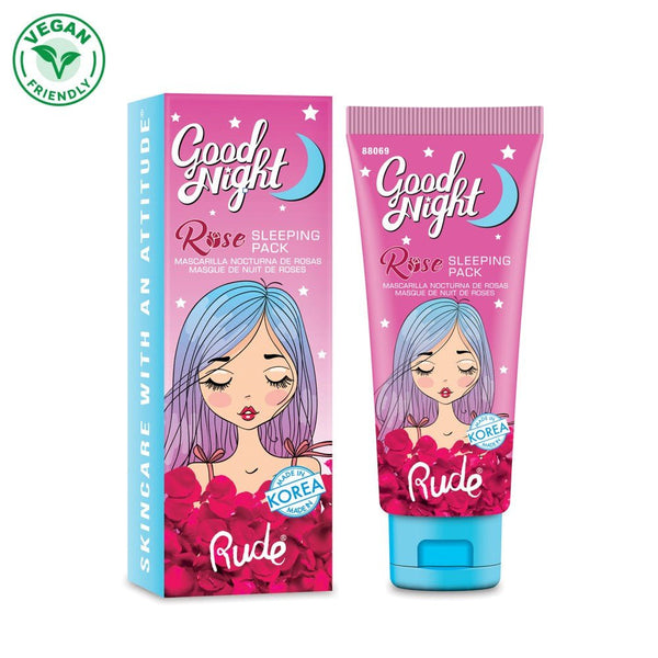 RU - 88069 : Good Night 'Rose' Sleeping Pack 6 PC - CosmeticholicRudeRU88069FaceRude Cosmetics 88069 : Good Night Rose Sleeping Pack Wholesale - Cosmeticholic