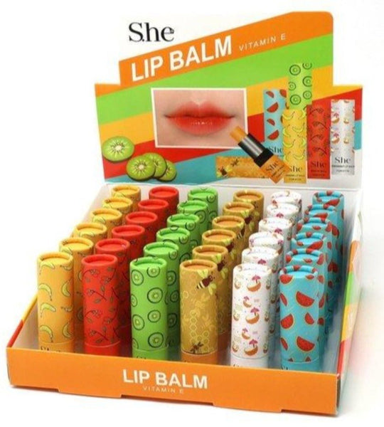 SH - LB418 : Lip Balm with Vitamin E 3 DZ - CosmeticholicS.heSHLB418LipsSH - LB418 : Lip Balm with Vitamin E 3 DZ