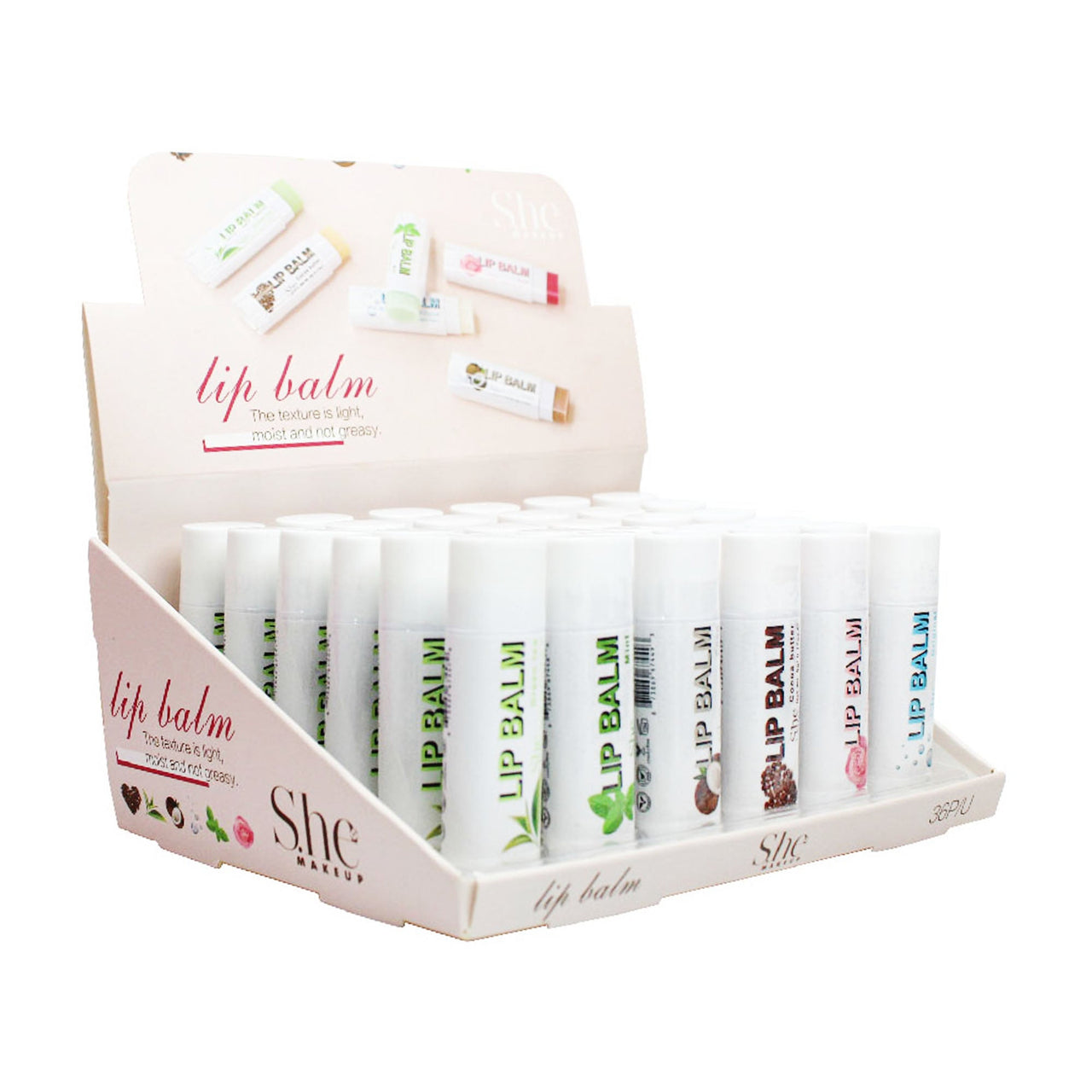 SH - LG16 Lip Balm : 3 DZ - CosmeticholicS.heSHLG16LipsSH - LG16 Lip Balm : 3 DZ