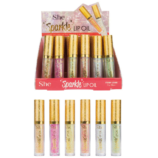 SH - LG660A : Sparkle Lip Oil 3 DZ - CosmeticholicS.heSHLG660ALipsSH - LG660A : Sparkle Lip Oil 3 DZ