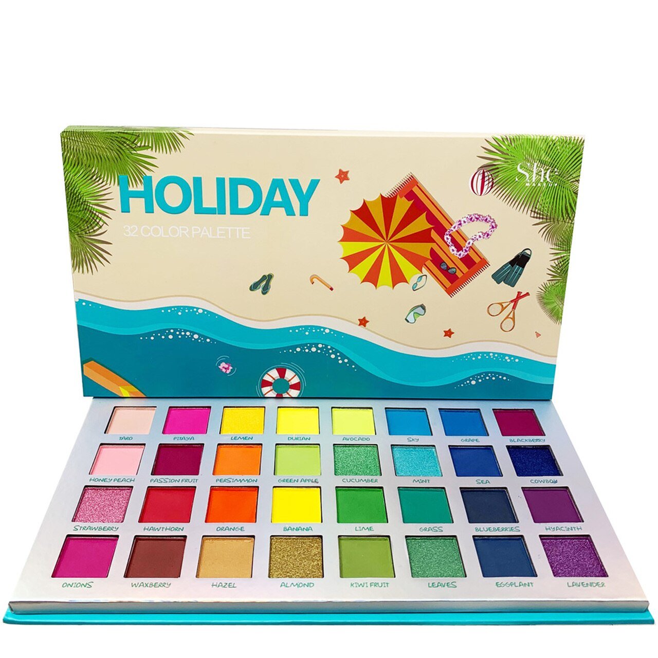 SH - SP06 : Holiday - 32 Color Palette 6 PC - CosmeticholicS.heSHSP06EyesSH - SP06 : Holiday - 32 Color Palette 6 PC