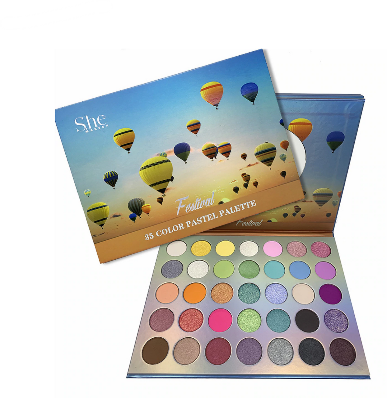 SH - SP15 : Festival - 35 Color Pastel Palette 6 PC - CosmeticholicS.heSHSP15EyesSH - SP15 : Festival - 35 Color Pastel Palette 6 PC