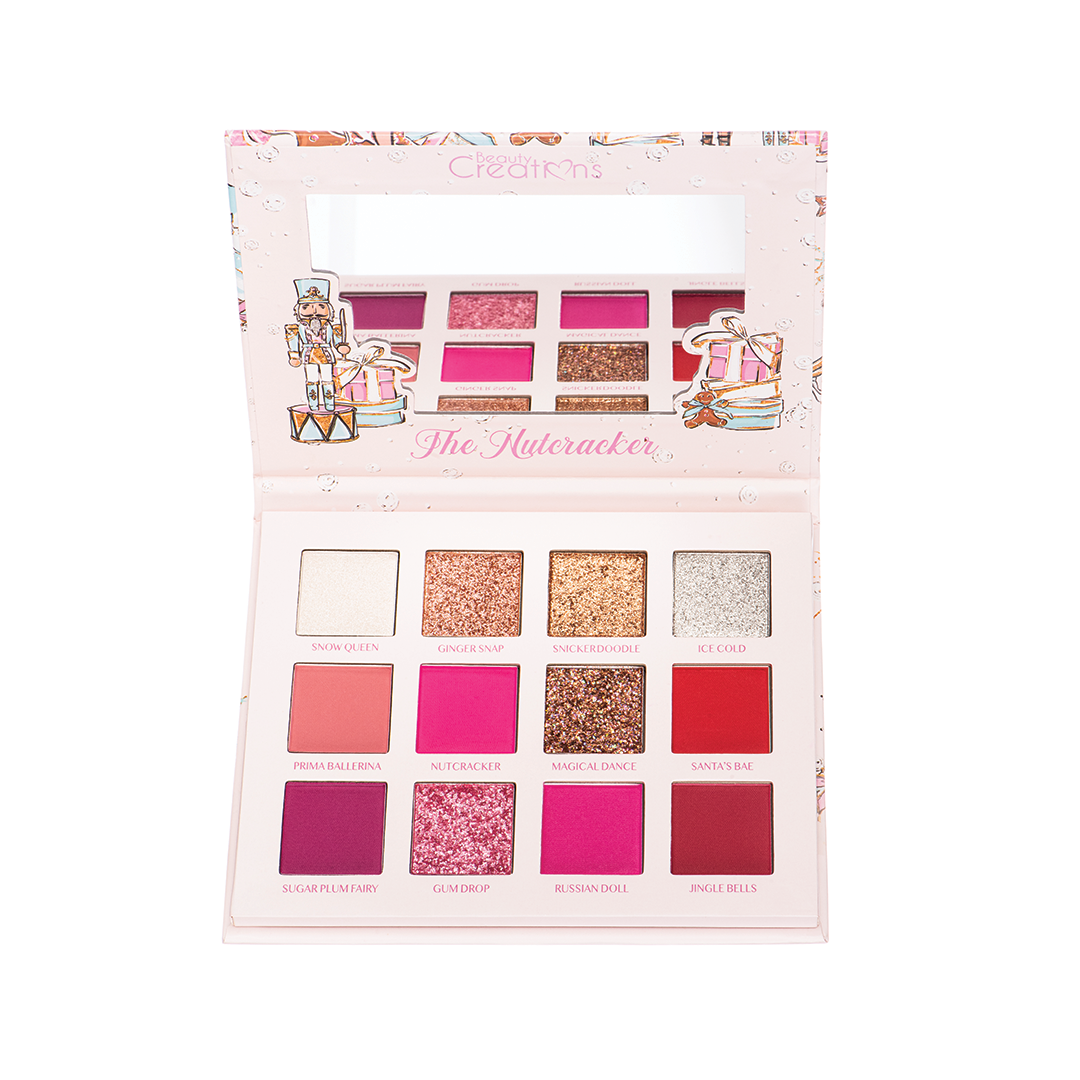 Beauty Creations E12NC : The Nutcracker Shadow 12 Color Shadow Palette Wholesale-Cosmeticholic